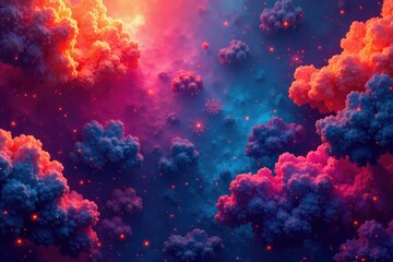 Abstract geometric shapes form intricate background texture , elegant, premium