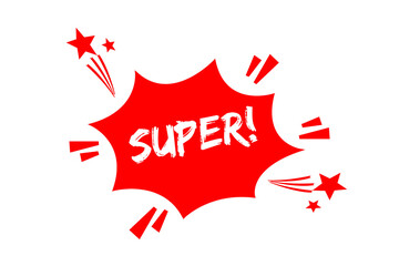 Comic brust bubbles icon text 