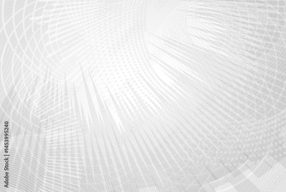 Poster clean white abstract background with spiral motion and subtle geometry — ideal for branding, present