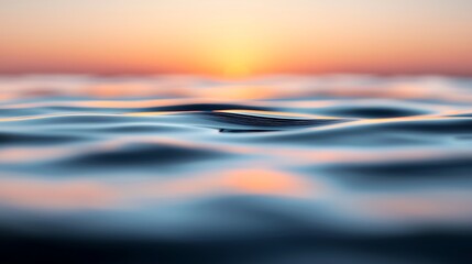 Golden Hour Ocean Waves Close Up Nature Photography