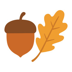 Obraz premium Delicate Fall Leaf Art with Autumn Hues