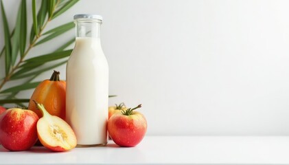 Soft white backdrop, ideal for showcasing products, studio, seamless