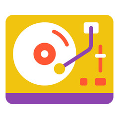 Icon vinyl record player