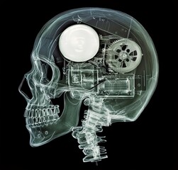 X-ray of a skull