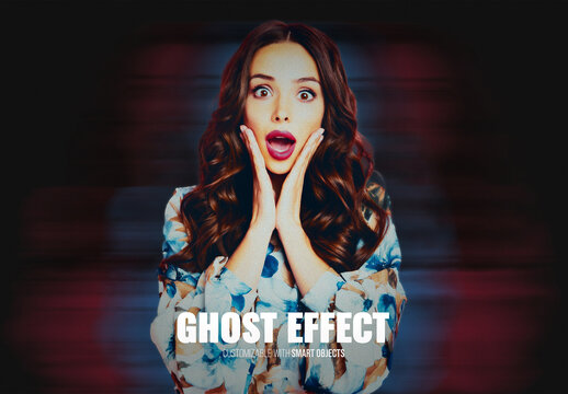 Ghost Blur Portrait Photo Effect