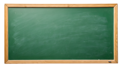 Green board blank green board chalkboard education concept school board green board texture isolated transparent background 