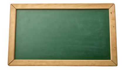 Green board blank green board chalkboard education concept school board green board texture isolated transparent background 