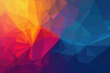 Obraz premium Abstract geometric shapes, vibrant colors, modern design, geometric, aesthetic, pattern