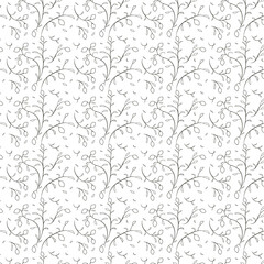 背景パターン：レモンの木__黒色