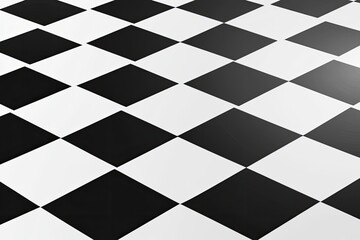 Obraz premium Checkered floor pattern