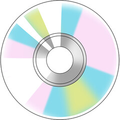 Shiny CD Icon &ndash; Vector Clipart Design
