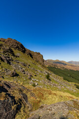 Trail on the cricular route of Moel Hebog, Beddgelert, Snowdonia national park