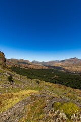 Trail on the cricular route of Moel Hebog, Beddgelert, Snowdonia national park