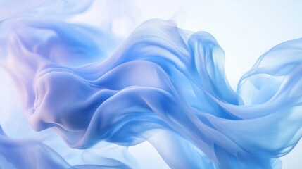 Obraz premium Abstract Pastel Blue Paint Swirl Texture.