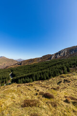 Trail on the cricular route of Moel Hebog, Beddgelert, Snowdonia national park
