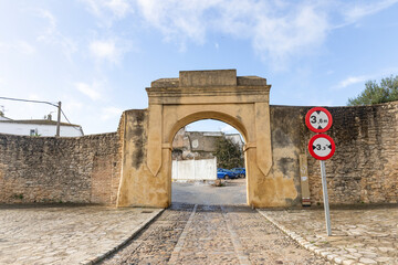 the Sun Gate (Puerta del Sol) in Medina Sidonia, comarca of La Janda, province of Cádiz, Andalusia, Spain