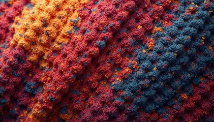 Intricate woven textile with complex repeating motif, weaving, woven