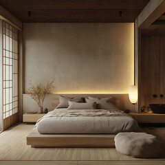 Minimalist Japanese Bedroom Interior Design