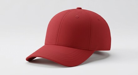 red green cap mockup for design presentation	