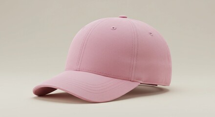 Blank pink cap mockup for design presentation	