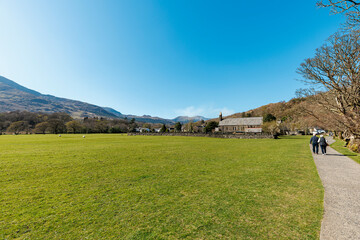 Spring time in the welsh town of Beddgelert