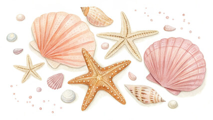 set of seashells