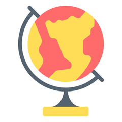 Globe Icon Representing Geography