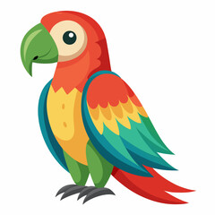 parrot on branch