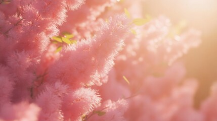 Pink Flower Blossom in Sunlight