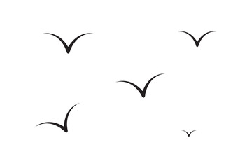 set of birds icon, birds vector illustration.