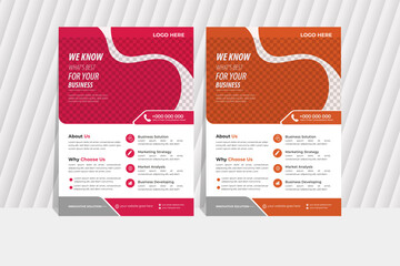 Creative and professioal A4 fyler design and editable.