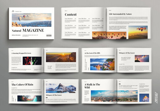 Natural Magazine Layout