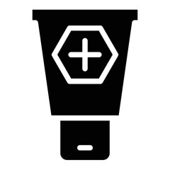 Obraz premium Beauty Bottle Clean Glyph Icon