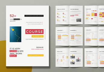 Course Workbook Template Layout