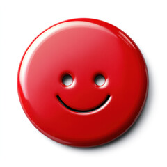 Fototapeta premium smiley face button logo