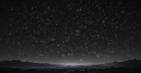 Fototapeta premium Millions of stars sparkle on a deep black night sky, celestial, heavens, background