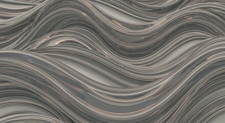 Glass-like transparent 3D waves with light refractions, creating a futuristic and elegant background