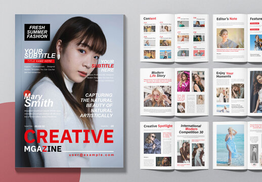 Modern Magazine Layout
