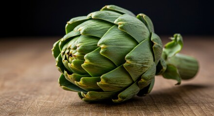 Obraz premium Close-up of fresh artichoke