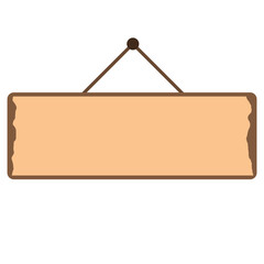 Wood Sign Information Shape