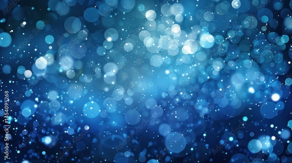 Poster blue gradient with subtle abstract shapes