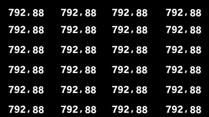 Abstract Financial Data Screen Display