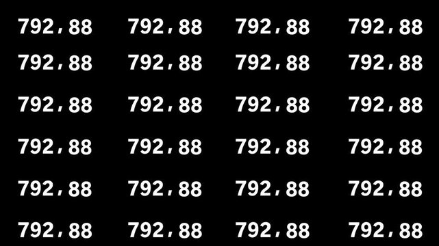 Abstract Financial Data Screen Display