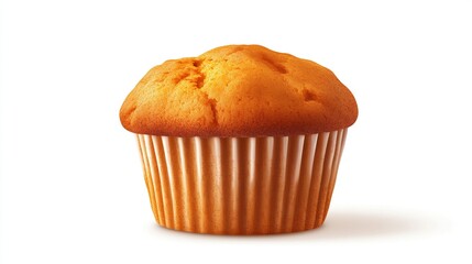 Golden muffin, baked and ready to eat