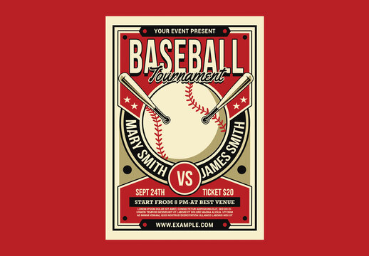 Baseball Tournament Flyer