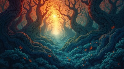Surreal Serenity: The Beauty of Abstract Landscapes