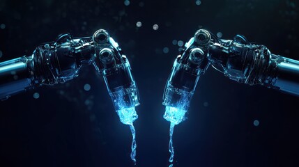 Fluid robotic arms