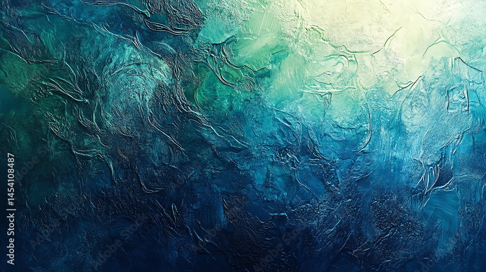 Poster photograph of dark teal abstract texture with subtle gray gradients and intricate lines.