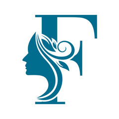 Letter F logo icon design template elements