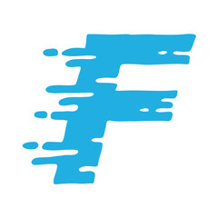 Letter F logo icon design template elements